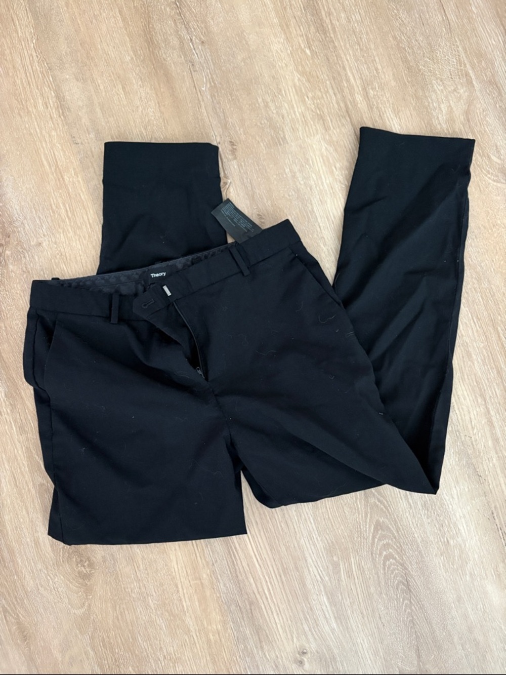 Theory Black Dress Pants - Slim Trousers